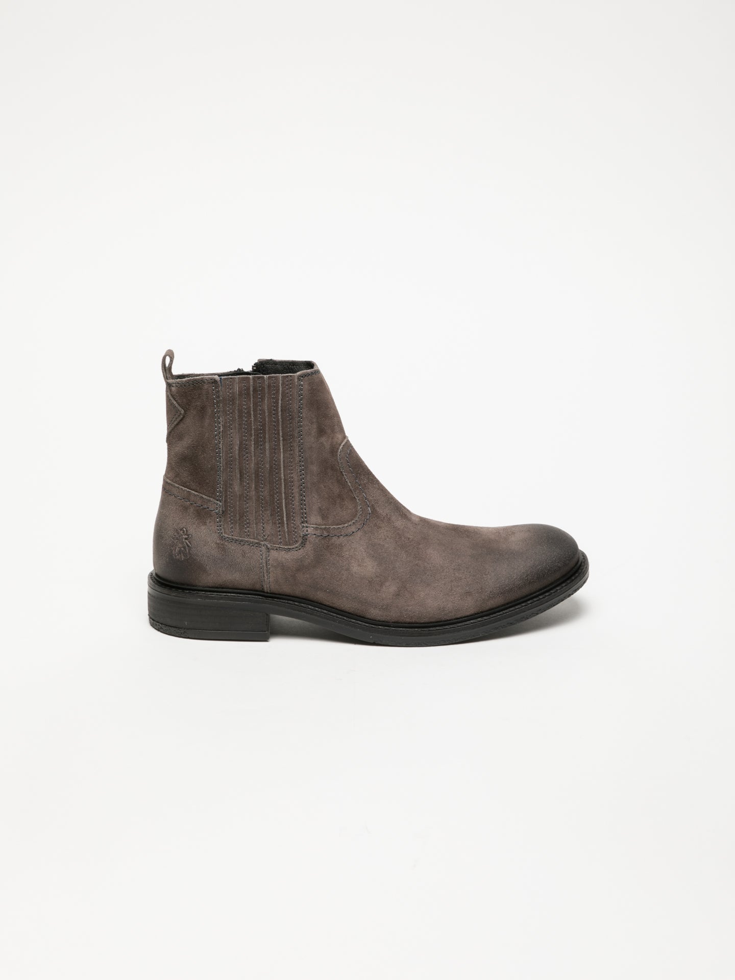 Fly London Gray Zip Up Ankle Boots